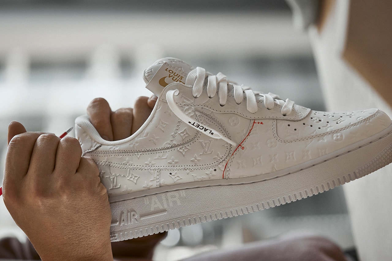 lv off white air force 1