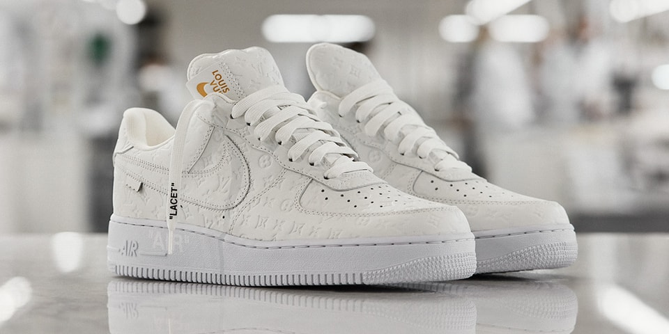 First Look at the Nike x Louis Vuitton Air Force 1 Sneakers – WWD