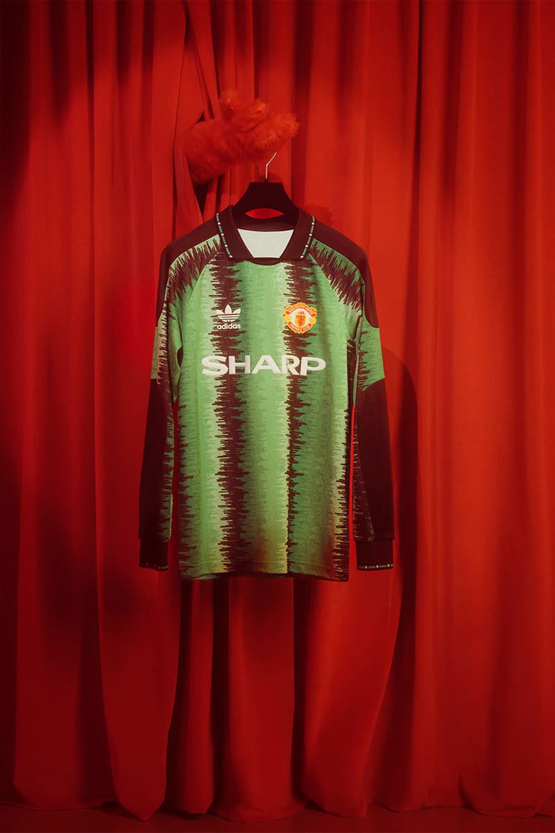 manchester united adidas retro capsule release details information jersey goalkeeper shirt fred the red buy cop purchase