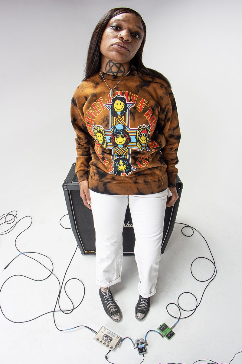MARKET GUNS N ROSES Smiley collaboration collection denim tees jeans jackets graphics release info date price