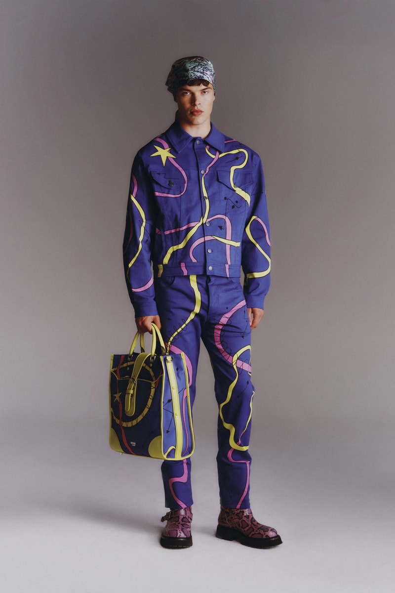 Moschino Mens Resort 2023 Collection Evokes a Kaleidoscopic Trip Down Memory Lane with 1970s Inspo