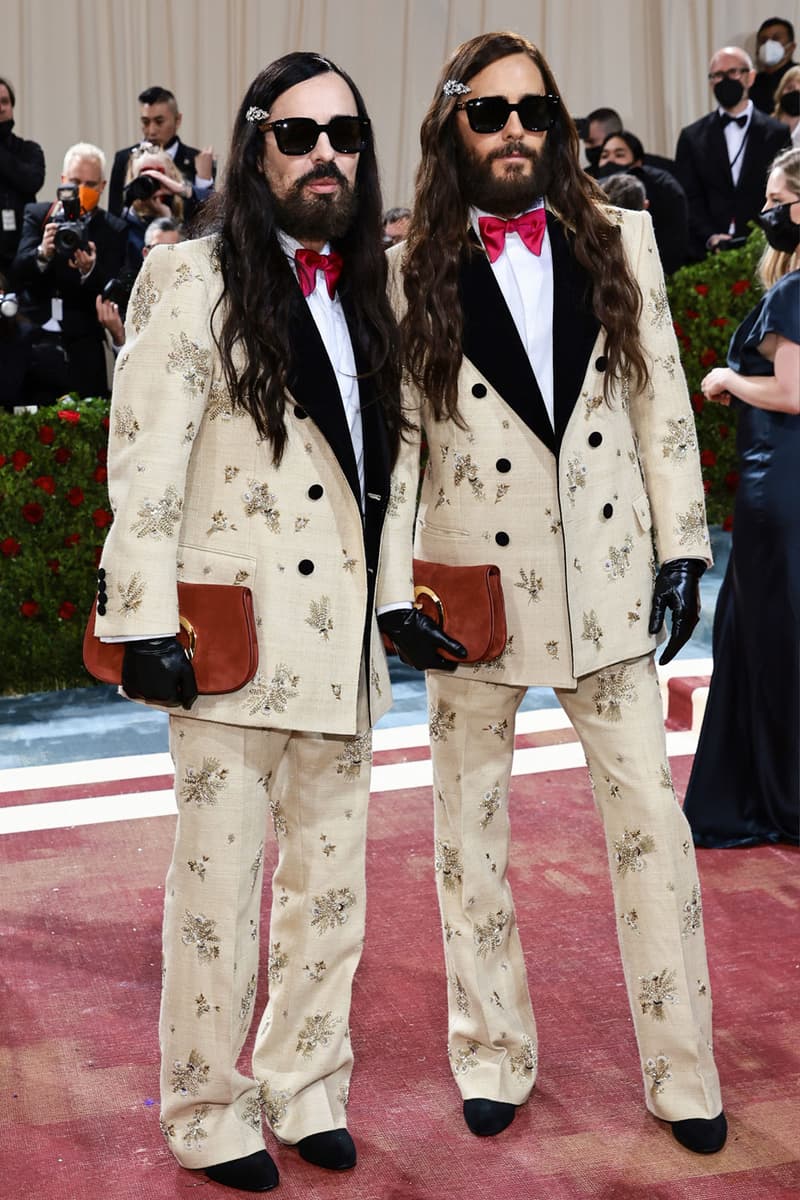 Here Are the Most Talked About Outfits at Met xGala 2022 kim kardashian jared leto future lizzo kid cudi gigi hadid bella hadid russel westbrook billie eilish anderson paak kendall jenner kylie jenner iris van herpen gucci thom browne versace cardi b ralph lauren swizz beat alicia keys GUNNA crypto ledger