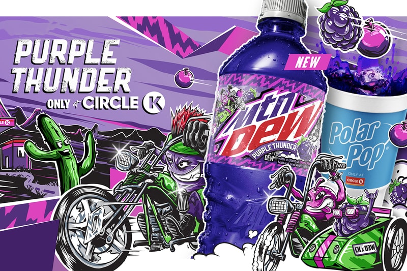 Mountain Dew Purple Thunder Release Info Circle K Taste Review