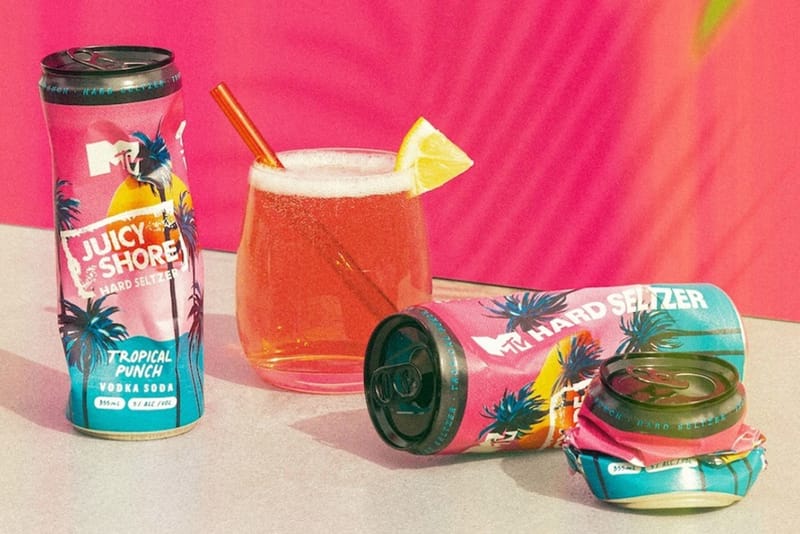 MTV Launches New “Juicy Shore” Hard Seltzer Drink Just in Time for Summer