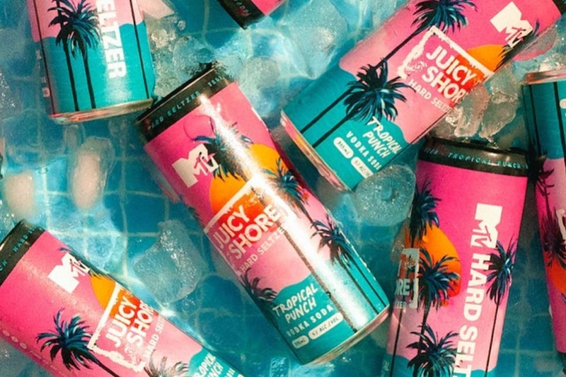MTV Launches New Juicy Shore Hard Seltzer Drink Just in Time for Summer