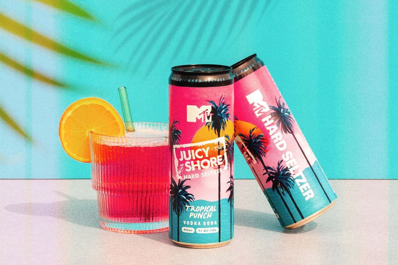 MTV Juicy Shore Hard Seltzer Vodka Drink Launch
