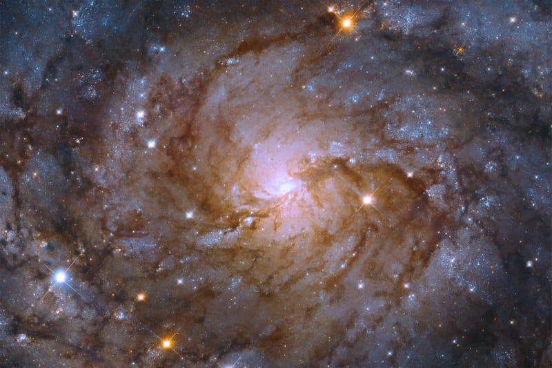 NASA Spiral galaxy IC 342 Spiral galaxy IC 342 hidden galaxy Hubble image Space Exploration 