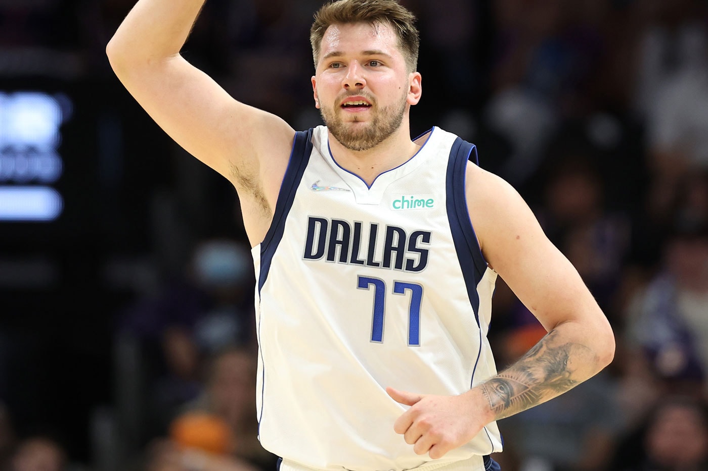 Dallas Mavericks Deliver Blow Out Game 7 Win Against Phoenix Suns to Advance to the Western Conference Finals luka doncic devin booker cp3 chris paul nba basketball