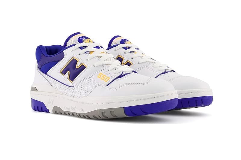 new balance 550 lakers BB550WTO BB550WTN release info date store list buying guide photos price 