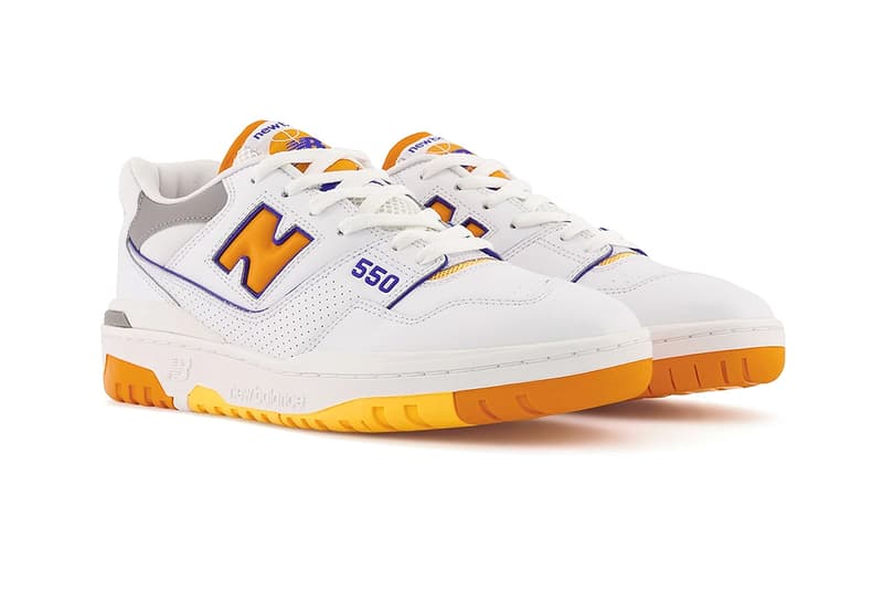 new balance 550 lakers BB550WTO BB550WTN release info date store list buying guide photos price 