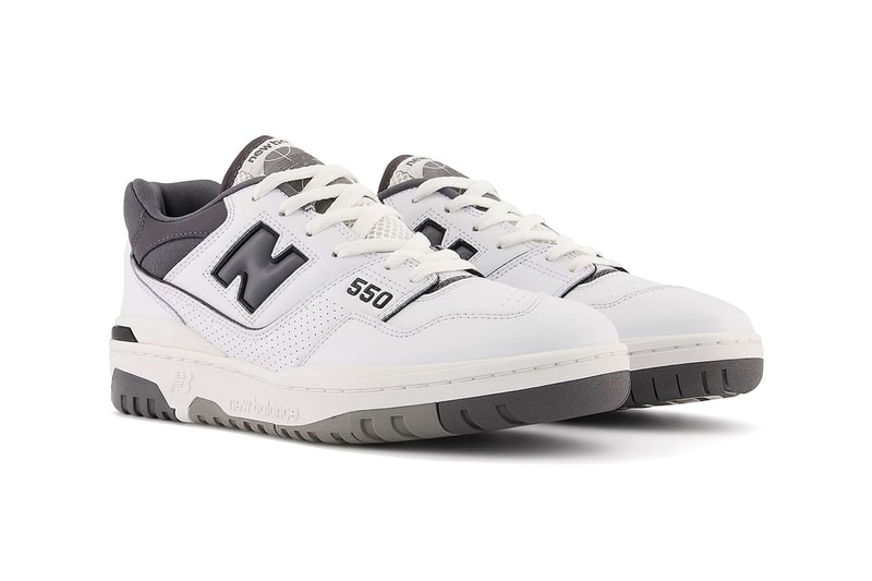 New Balance NB 550 white gray BB550WTG N leather perforated mesh 2022 120 usd release info date price