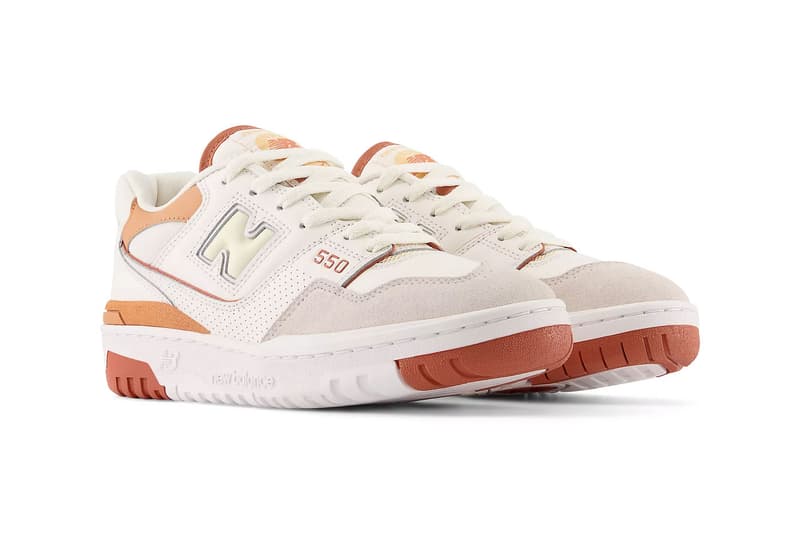 The New Balance 550s Are Arriving in a Muted Syracuse Colorway afew  raffle basketball shoes joefreshgoods orange