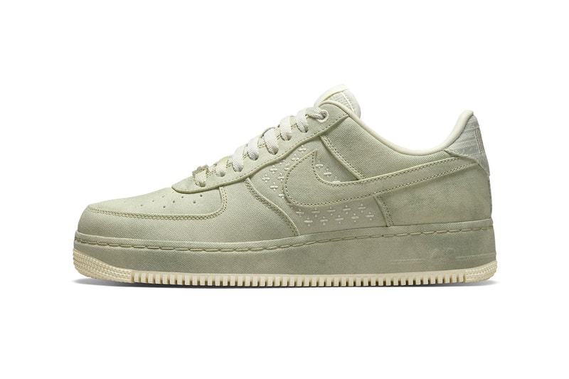Nike Air Force 1 nai ke dv4246 333 dv4247 211 tan olive white stitching the one line elevating inner peace through sports chinese text suede release-info date price