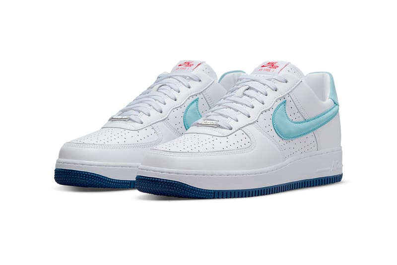 air force 1 07 trainerswhite bleached aqua pink rise lxx