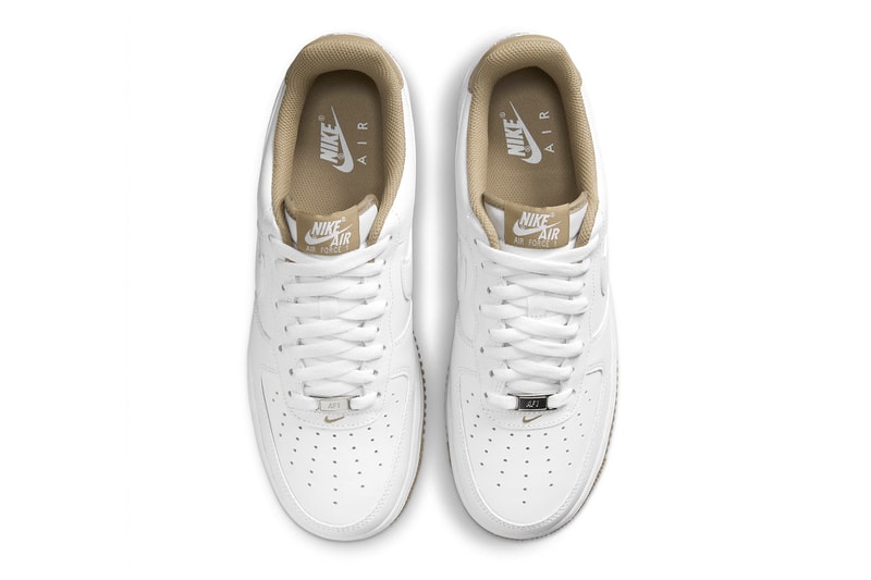 Nike Air Force 1 Low Arrives in White and Taupe Colorway DR9867-100 af1 nike