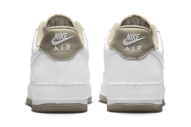 Nike Air Force 1 Low Arrives in White and Taupe Colorway DR9867-100 af1 nike