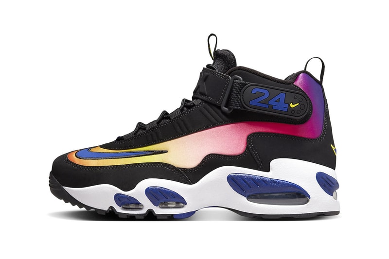 Take an Official Look at the Nike Air Griffey Max 1 "Los Angeles" DV3353-001 la blue yellow la rams dodgers purple lakers
