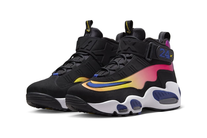 Take an Official Look at the Nike Air Griffey Max 1 "Los Angeles" DV3353-001 la blue yellow la rams dodgers purple lakers