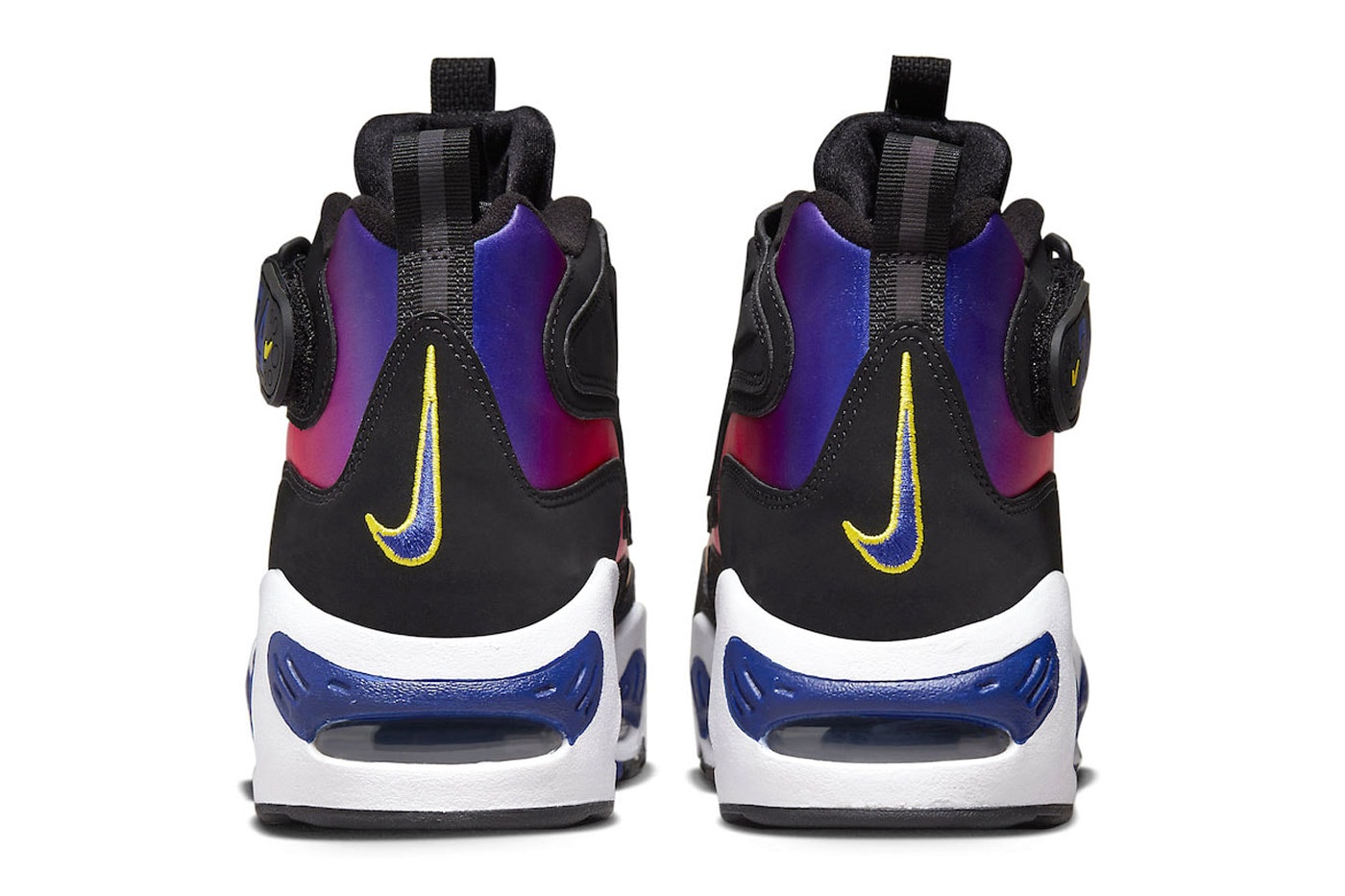 Take an Official Look at the Nike Air Griffey Max 1 "Los Angeles" DV3353-001 la blue yellow la rams dodgers purple lakers