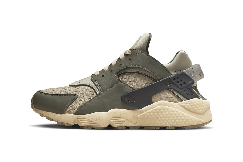 Nike Air Huarache Next Nature Appears Tan/ Olive DM0863-300 Release 2022 Nike Sportswear