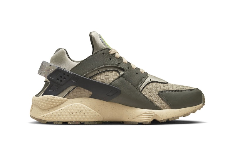 Nike Air Huarache Next Nature Appears Tan/ Olive DM0863-300 Release 2022 Nike Sportswear