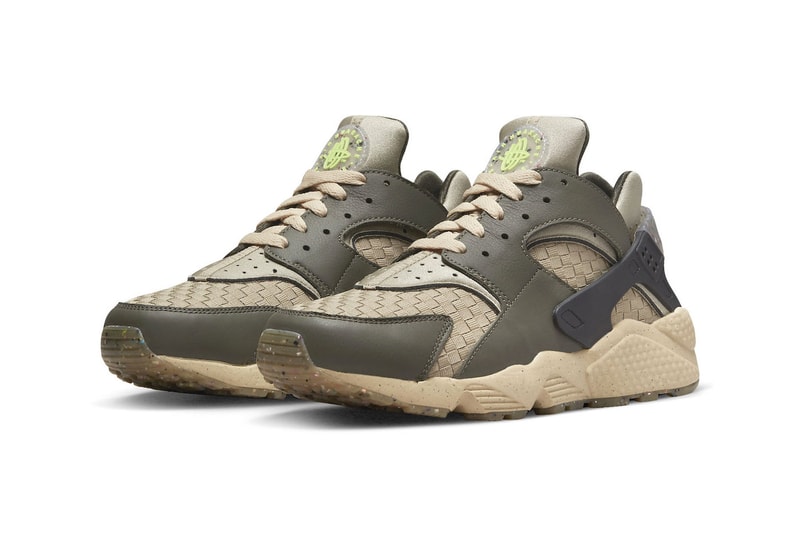 Nike Air Huarache Next Nature Appears Tan/ Olive DM0863-300 Release 2022 Nike Sportswear