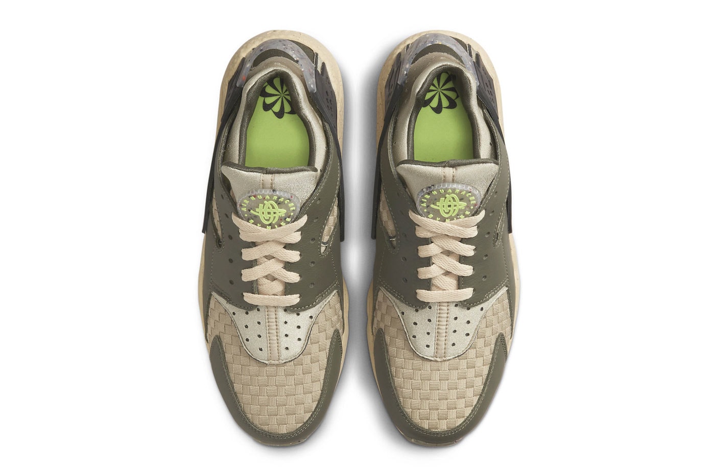 Nike Air Huarache Next Nature Appears Tan/ Olive DM0863-300 Release 2022 Nike Sportswear