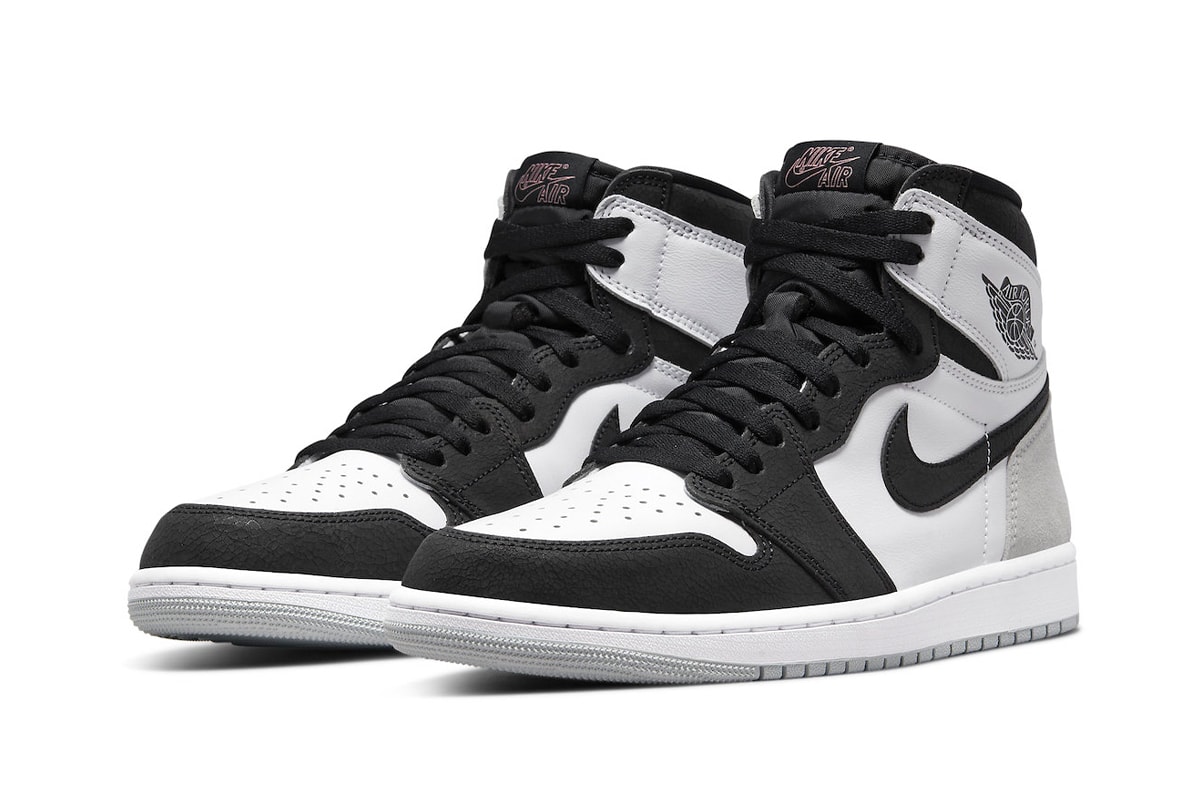 The Air Jordan 1 High OG "Stage Haze" Has a Release Date 555088-108 white black grey fog bleached coral 