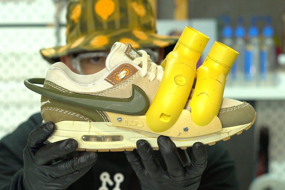 El principio Gracias silueta MACHINA Crafts 3D Printed Nike Air Max 1 Exoskeleton | Hypebeast