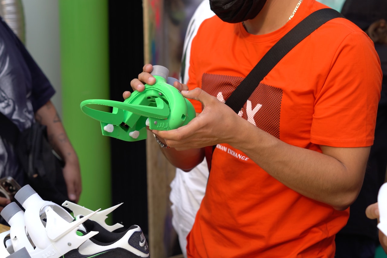 Nike Air Max 1 MACHINA Exoskeleton 3D Printed Customizable Wabi - Sabi Concept Futuristic Footwear 