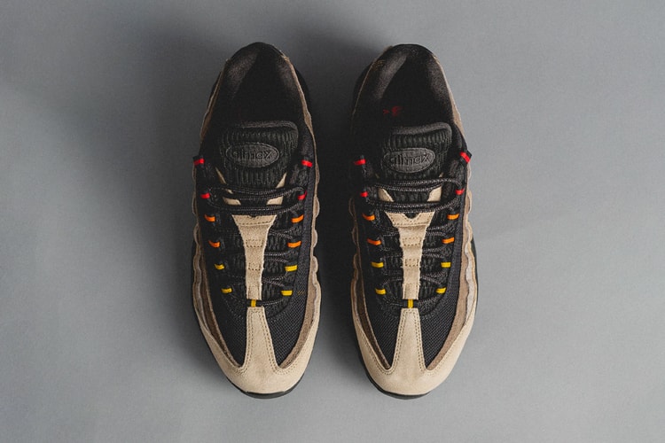 Nike Decks Its Air Max 95 in Stone-Effect "Rattan" and "Limestone" Suede Ripples