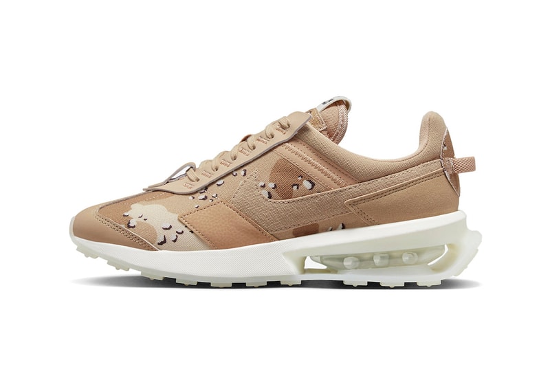 Nike Air Max Pre-Day Desert Camo Release DX2312-200 Nylon Print White Midsole
