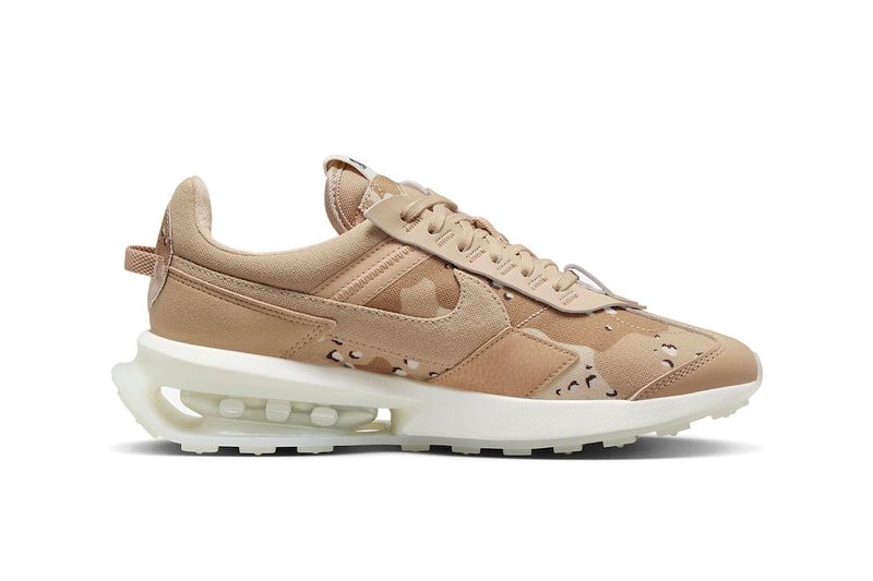 Nike Air Max Pre-Day Desert Camo Release DX2312-200 Nylon Print White Midsole