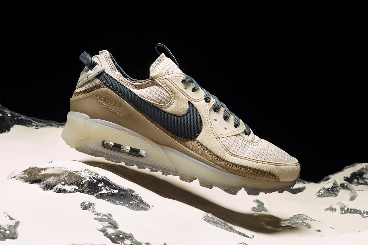 nike air max 90 terrascape outdoors nature durability sneakers footwear campaign multi sensory experience 