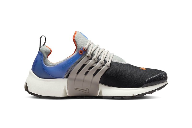 Nike Air Presto shoe shop official look summer 2022 black team orange dusty sage racer blue 130 usd release info date price