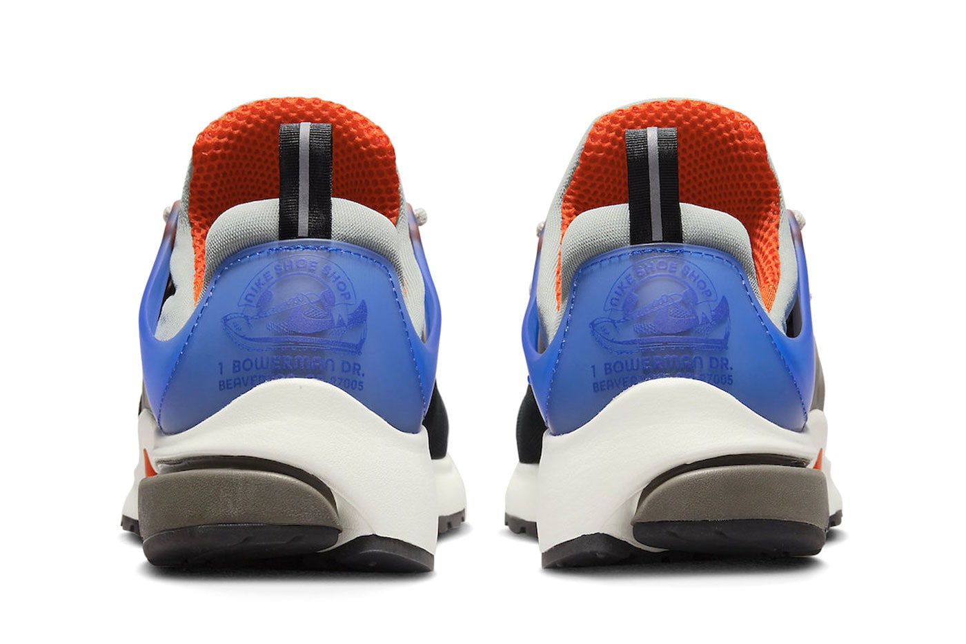 Nike Air Presto shoe shop official look summer 2022 black team orange dusty sage racer blue 130 usd release info date price