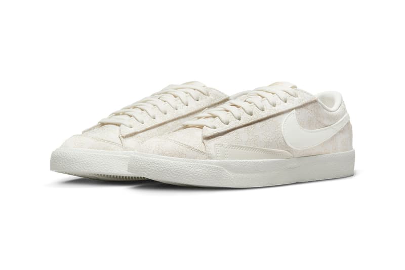 nike blazer low floral embroidery DR9955 100 release date info store list buying guide photos price 