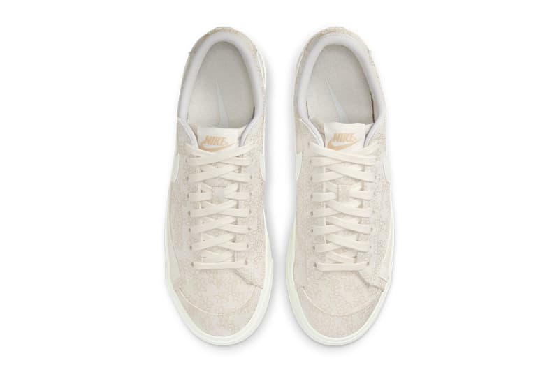 nike blazer low floral embroidery DR9955 100 release date info store list buying guide photos price 