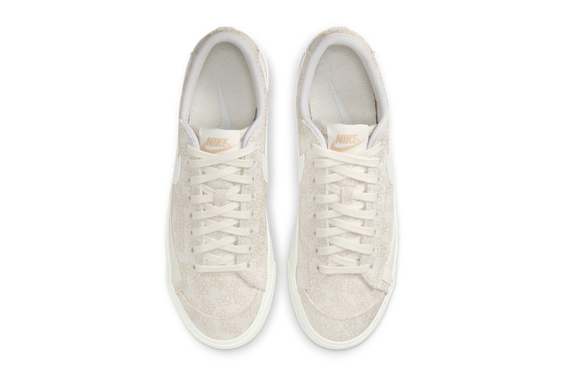 nike blazer low floral embroidery DR9955 100 release date info store list buying guide photos price 