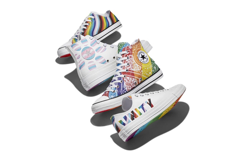 This Year's Converse Pride Collection Celebrates "Found Family" lgbtqia+ nike run star motion chuck 70 hi chuck taylor hi lift ox one star all star slide