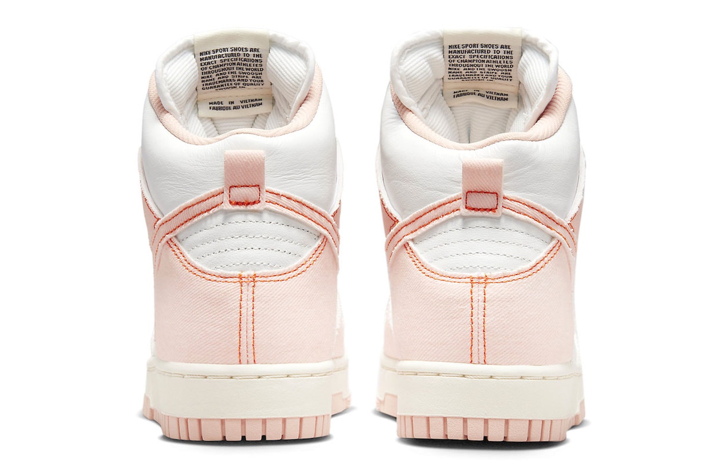 Take a Look at the Official Images of the Nike Dunk High 1985 "Arctic Orange" DV1143-800 vintage