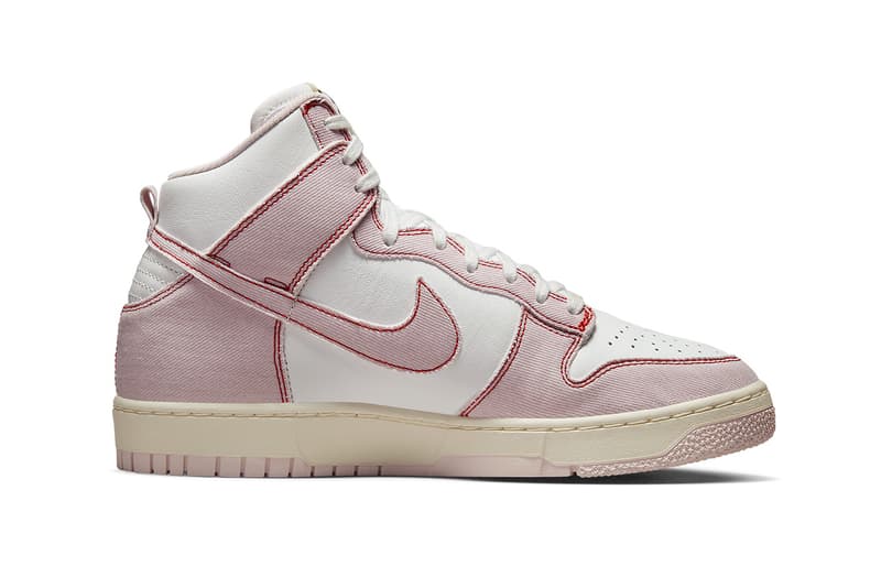 nike dunk high 1985 pink denim DQ8799 100 release date info store list buying guide photos price