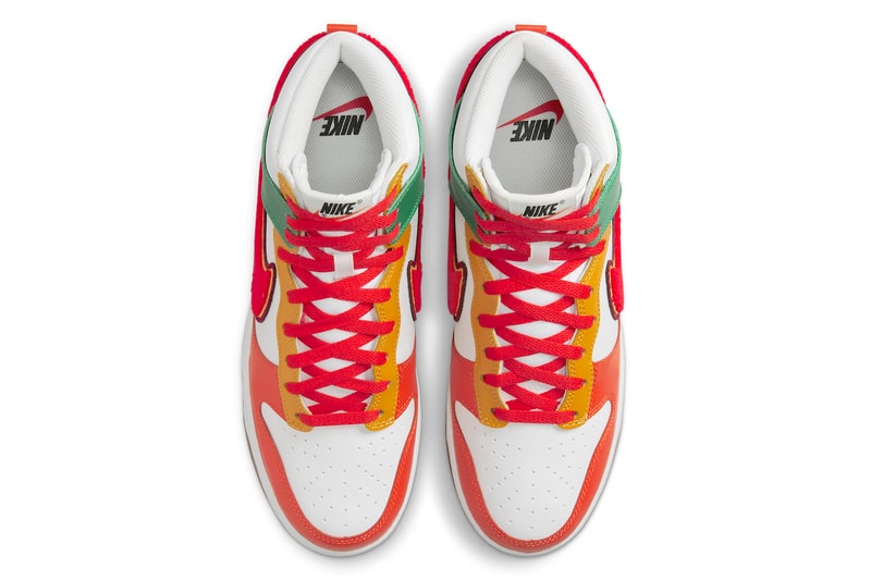 Nike Dunk High Features Chenille Swooshes