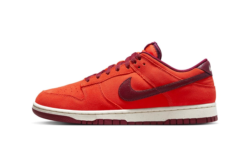 Nike Dunk Low Gears up for a Vibrant Summer With "Orange Suede" Colorway Official Images of the Nike Dunk Low "Orange Suede" DQ8801-800 shoes sneakers sb vibrant summer colorway