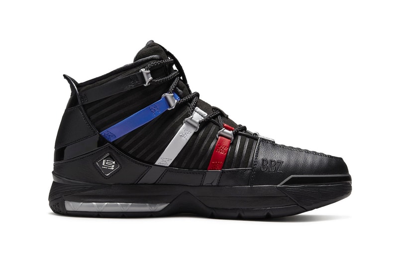 The Retro Return of the Nike LeBron 3 "BBZ" Is a Nod To King James' Hometown and Family release info sneakers king james bronny jr nryce zhuri akrons 330 ohio