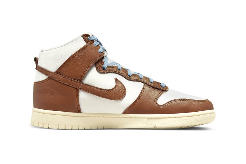 brown high dunks