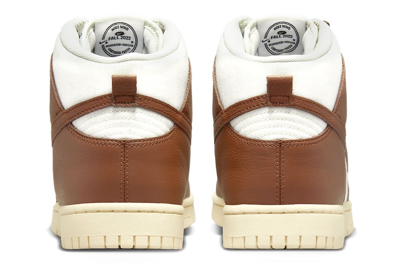 Nike Dunk High Certified Fresh dq8800 200 mushroom brown teal white blue cream release info date price
