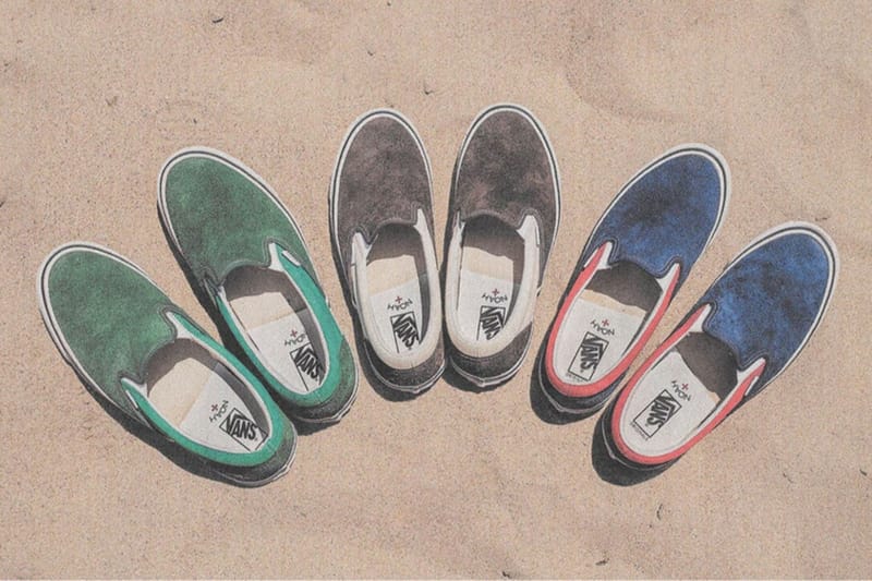 red blue green yellow vans