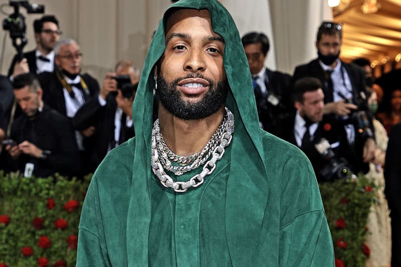 Odell Beckham Jr. Flexed an Iced Out $650K Chain at the Met Gala 2022 chrome hearts cactus plant flea market los angeles rams nfl american football