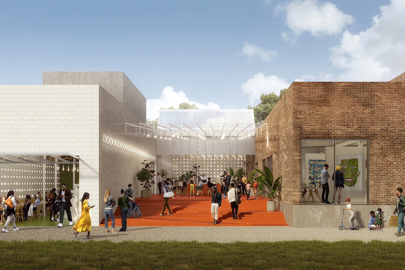 OMA Unveils Designs for New Detroit Arts Centre "Lantern" Jason Long